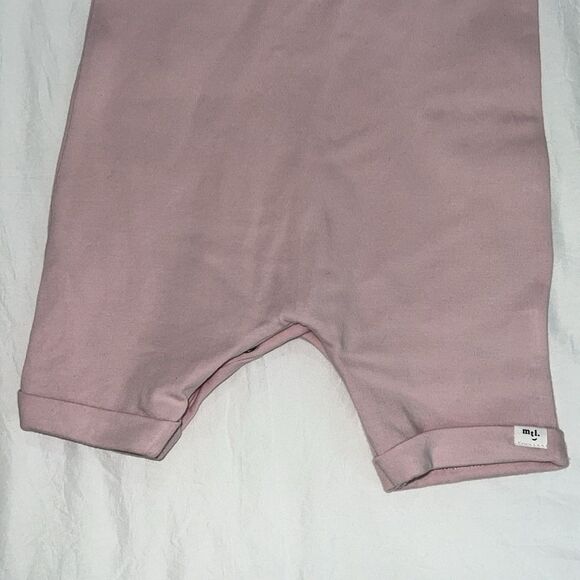 MILES THE LABEL BASIC CLOUDY PINK ROMPER 12M - Picture 2 of 5